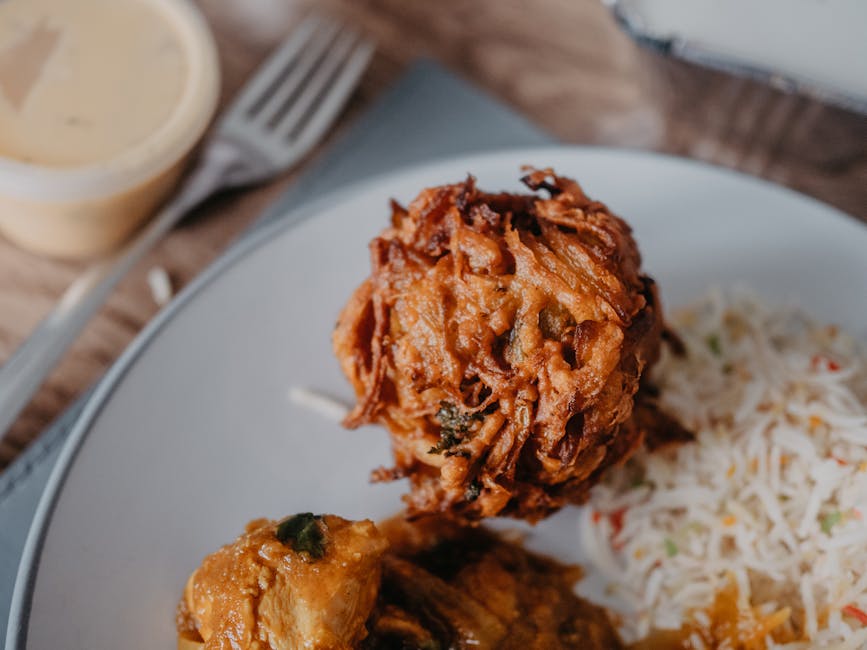 Onion bhaji (4 stk)