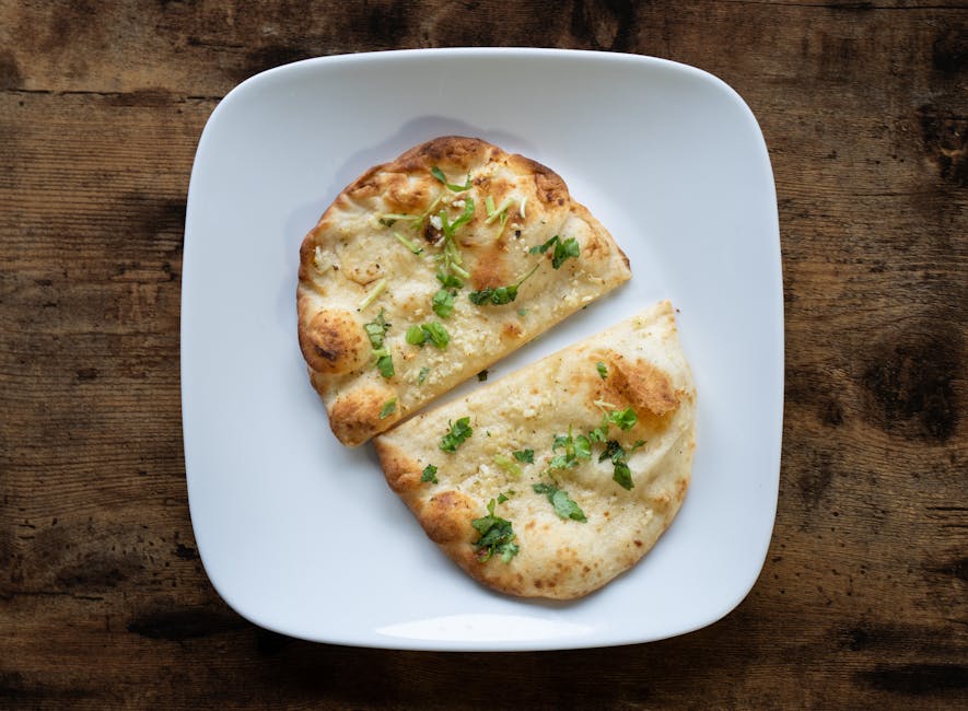 Garlic naan