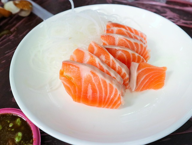 Laks sashimi (5 stk)