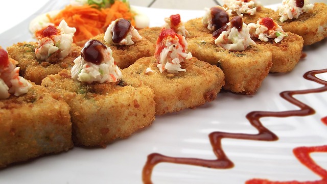 Rainbow roll (8 stk)