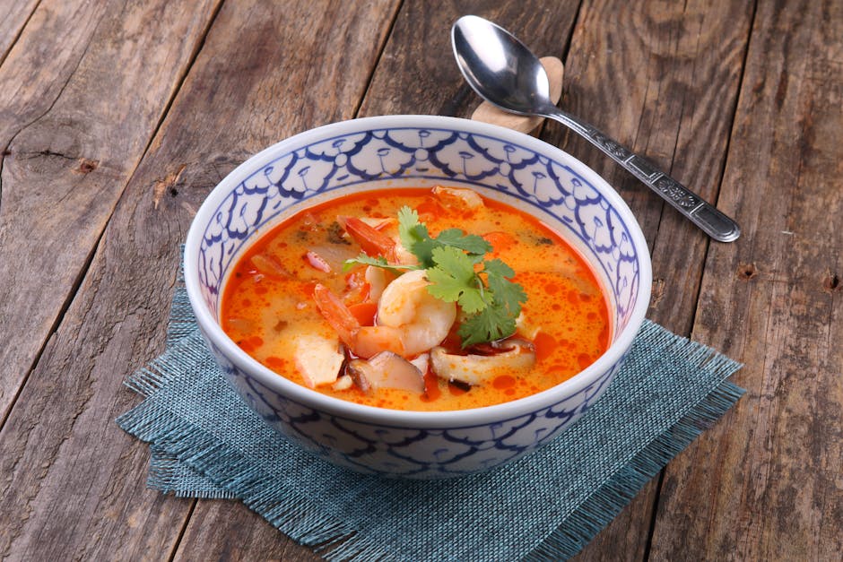 Tom yum suppe