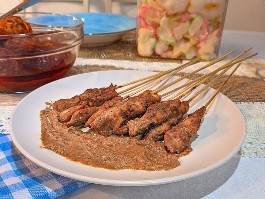 Satay kylling (4 stk)