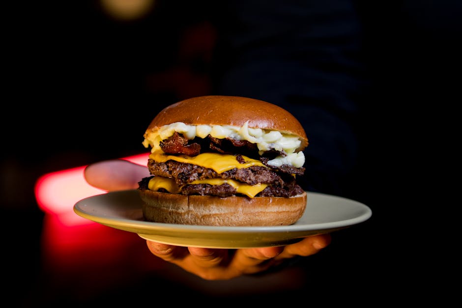 Mushroom Swiss burger