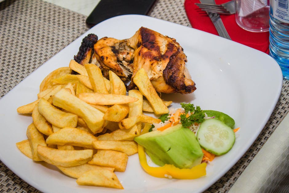 Grillet helkylling (halvt)